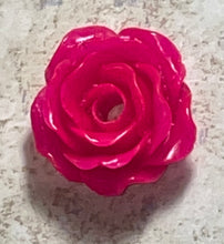 Load image into Gallery viewer, Shimmer Rose Straw Topper
